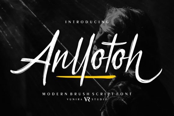 Anllotoh: A Modern Script Font for Elegant Design