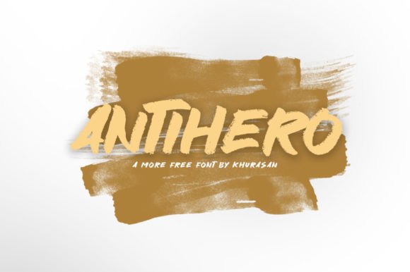 Antihero: A Bold and Stylish Font for Creative Projects