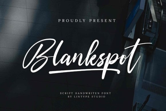 Blankspot: A Beautiful Handwritten Script Font for Every Design