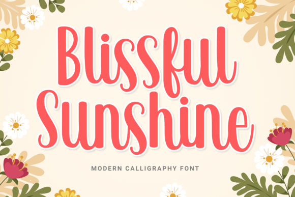 Blissful Sunshine: A Handwritten Font for Creative Expression