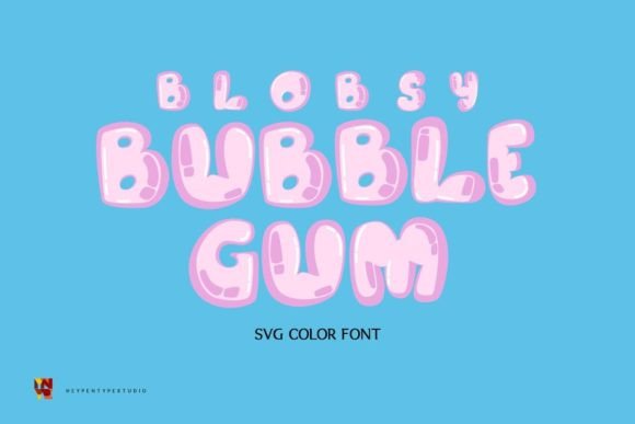 Blobsy Bubble Gum: Playful Typography for Creative Projects