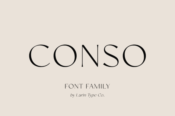 Conso: A Versatile and Elegant Font for Modern Design