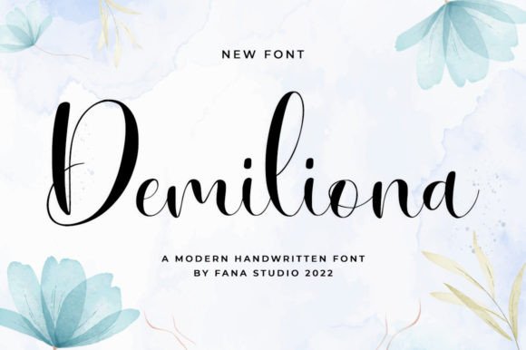 Demiliona: A Handwritten Font for Elegant Design Workflows