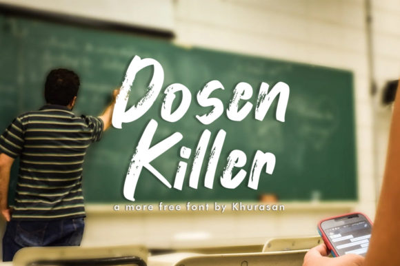 Dosen Killer: A Modern Handwritten Font for Creative Designers