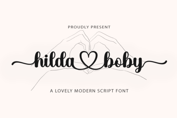 Hilda Boby Script: A Unique Calligraphic Typeface for Elegant Designs