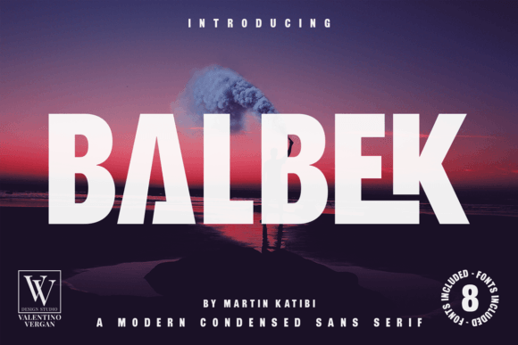 Introducing Balbek: A Modern Condensed Sans Serif Ligature Typeface