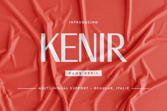Kenir: A Minimalist Typeface Redefining Modern Design