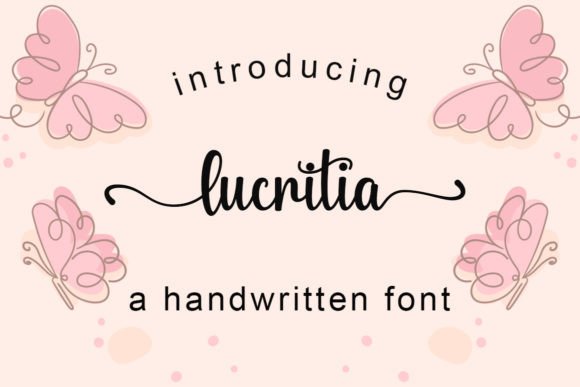 Lucritia: A Versatile Script Font for Modern Design Projects
