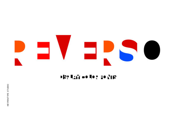 Reverso Color: A Bold, Creative Font for Dynamic Design