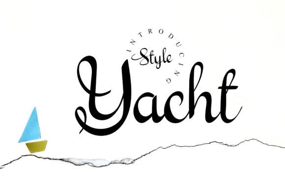 Yacht: A Handwritten Font for Elegant Design
